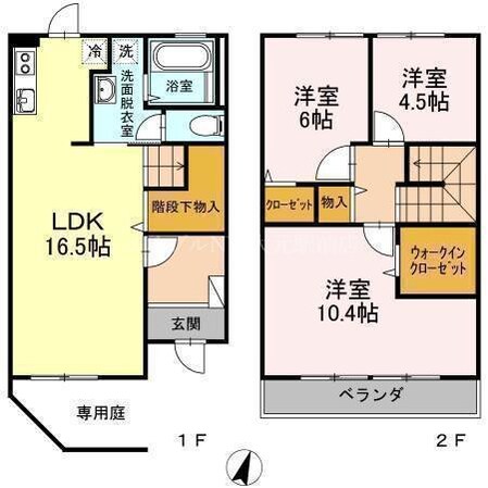 グレイスホーム　Ｂ棟の物件間取画像